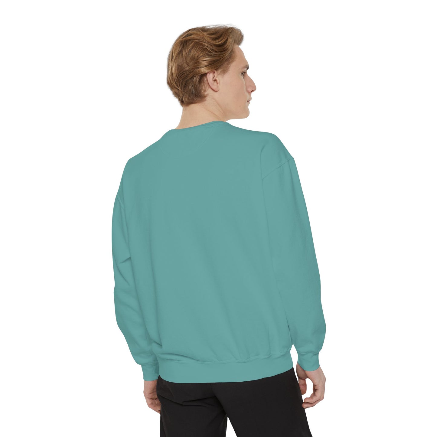 Sweatshirt — "tomorrow needs you" Positive Message Garment-Dyed Crewneck