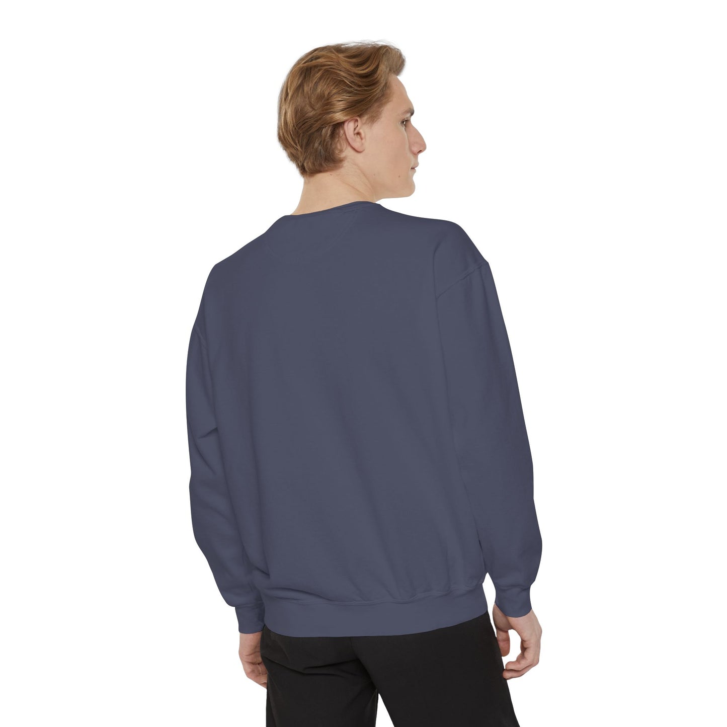 Sweatshirt — "tomorrow needs you" Positive Message Garment-Dyed Crewneck