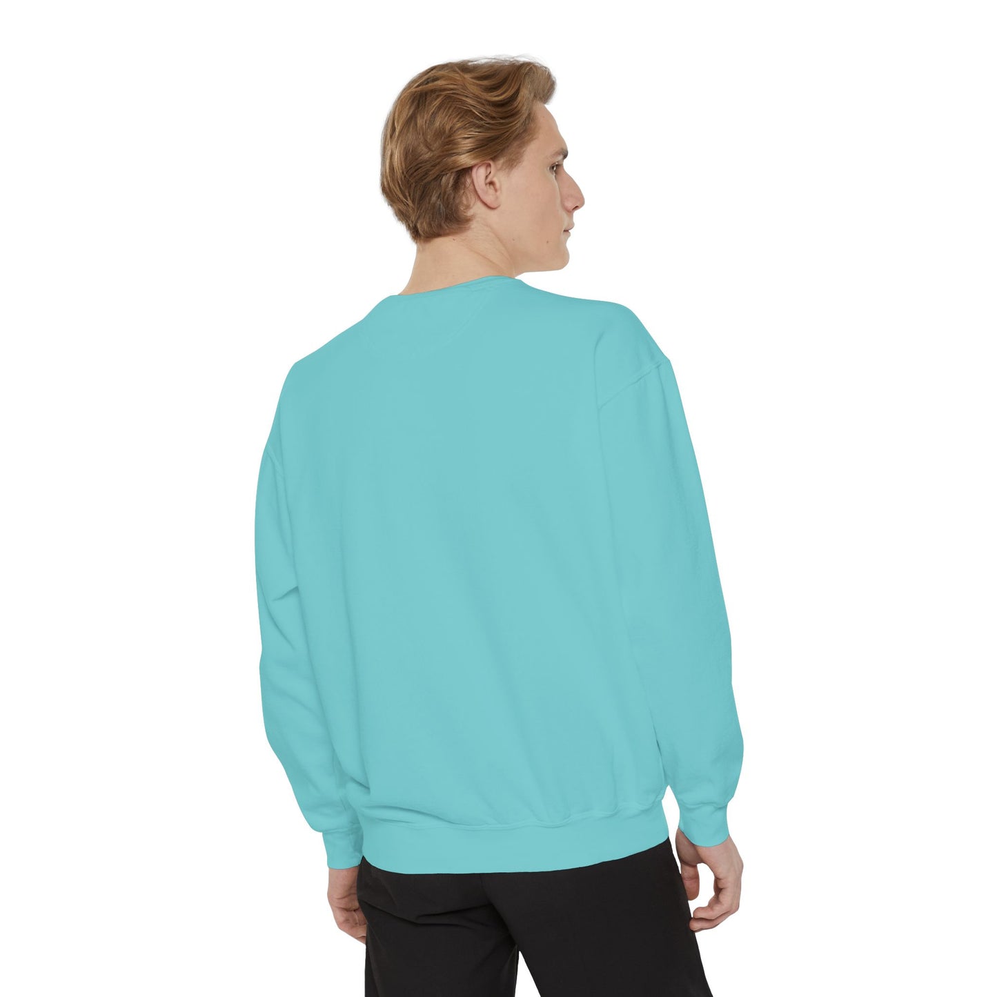 Sweatshirt — "tomorrow needs you" Positive Message Garment-Dyed Crewneck