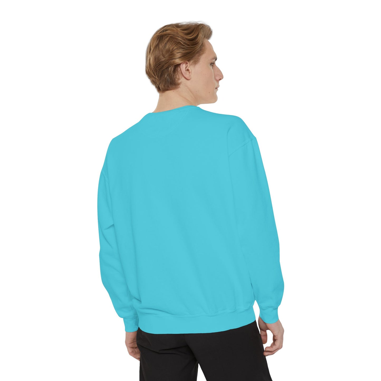 Sweatshirt — "tomorrow needs you" Positive Message Garment-Dyed Crewneck