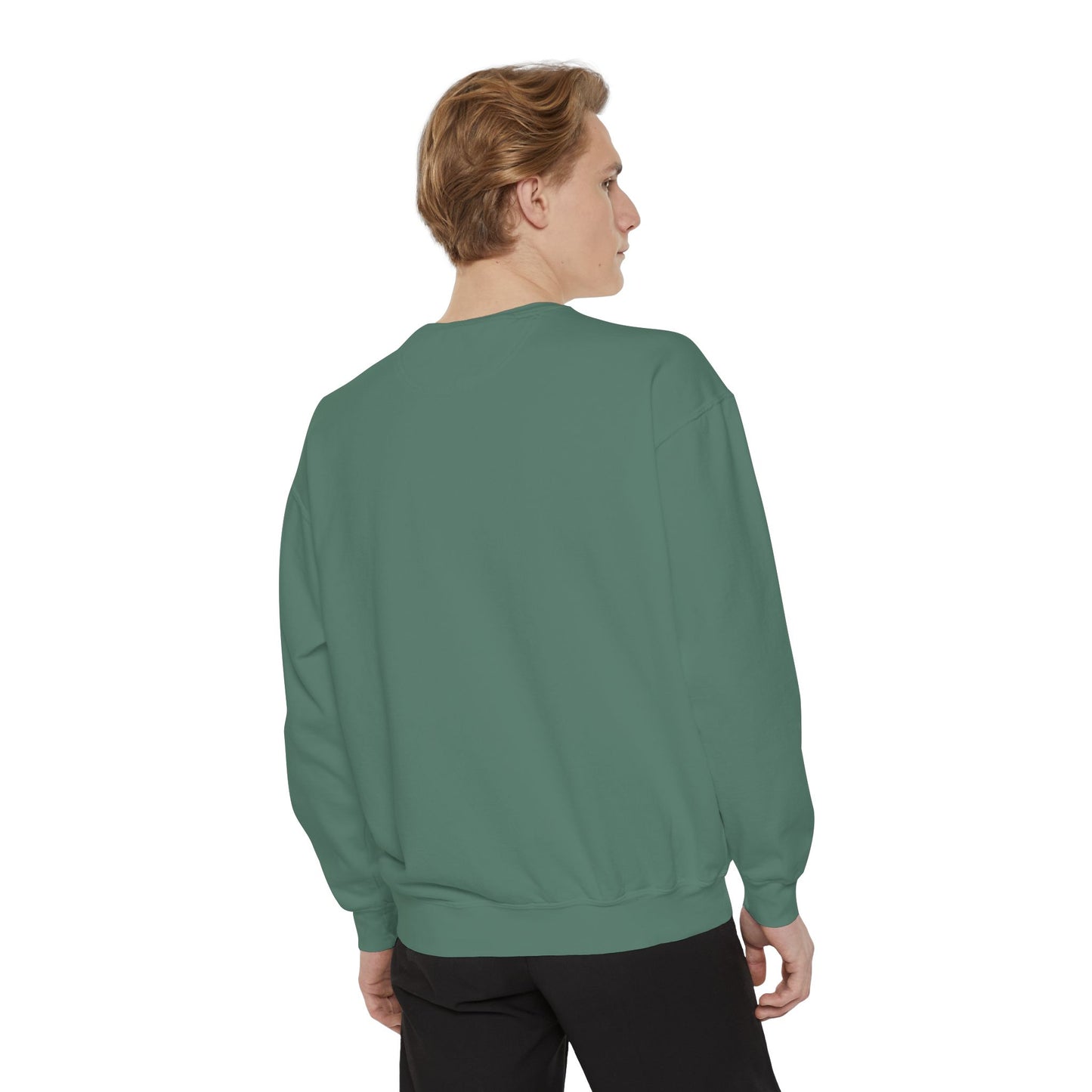 Sweatshirt — "tomorrow needs you" Positive Message Garment-Dyed Crewneck