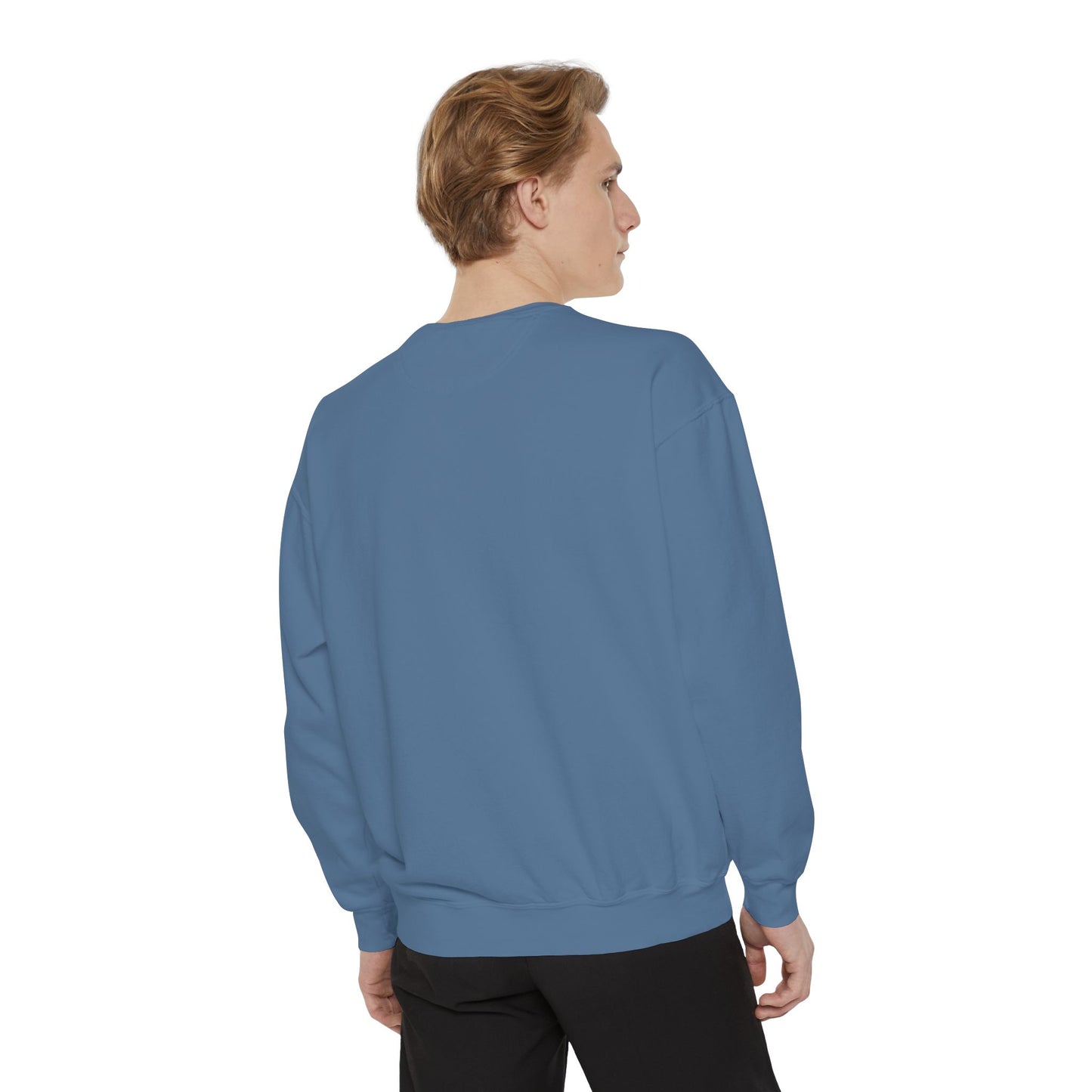 Sweatshirt — "tomorrow needs you" Positive Message Garment-Dyed Crewneck