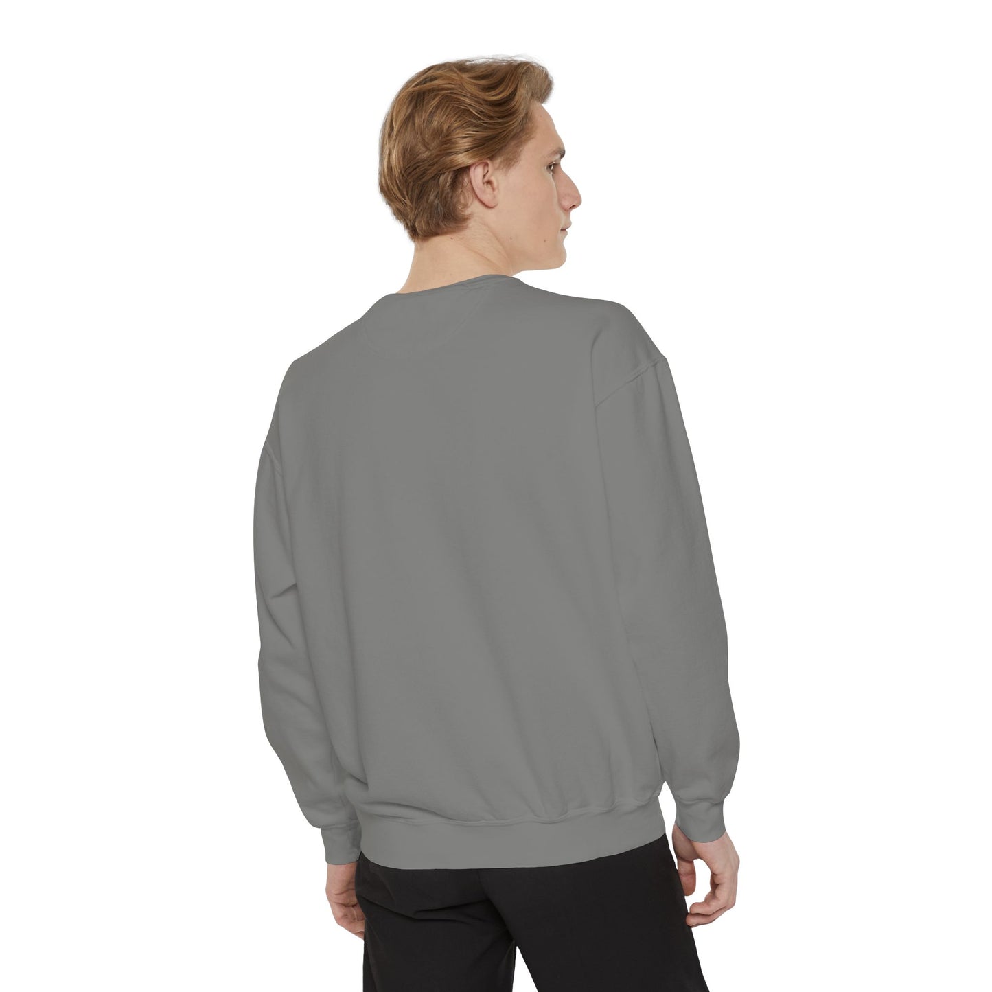 Sweatshirt — "tomorrow needs you" Positive Message Garment-Dyed Crewneck