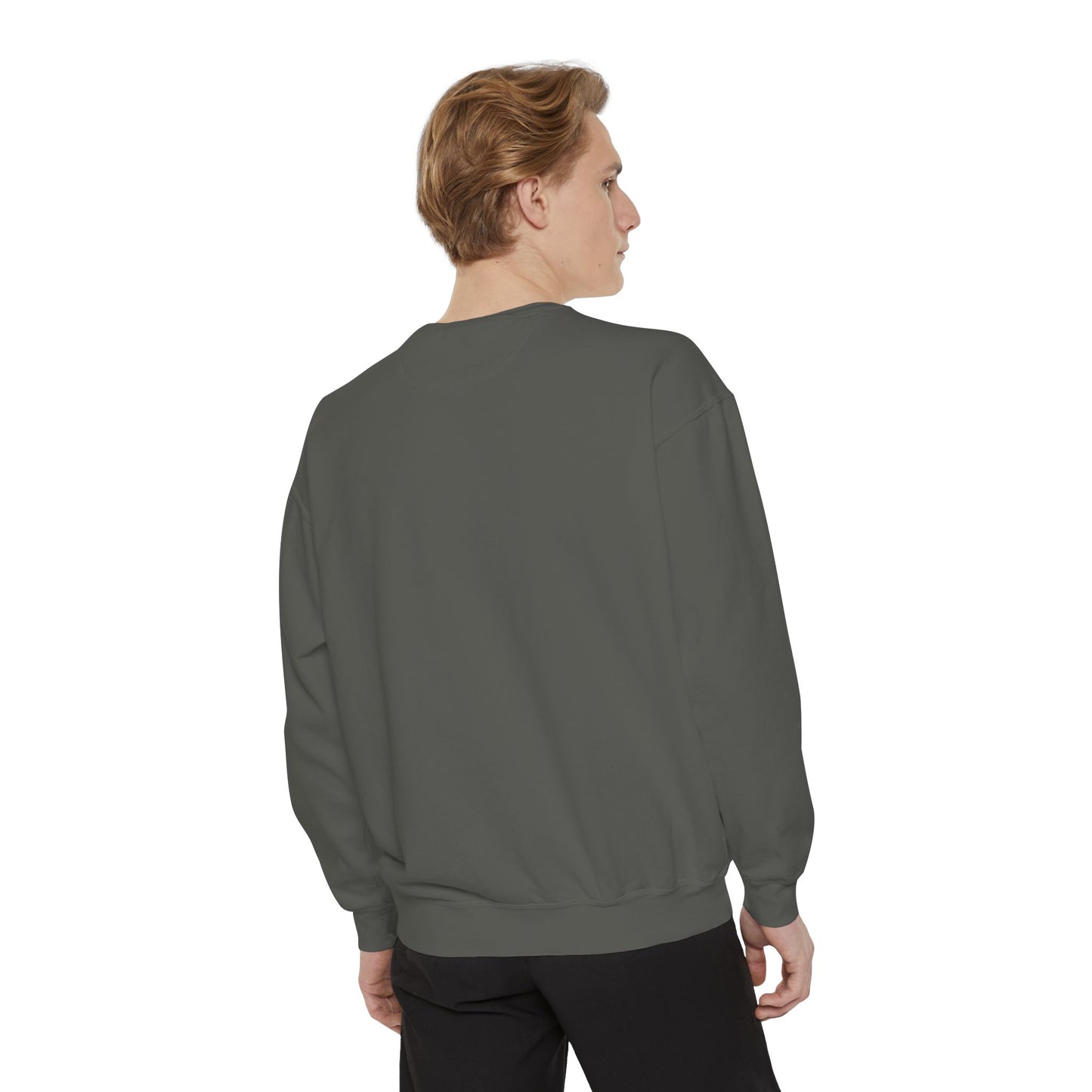 Sweatshirt — "tomorrow needs you" Positive Message Garment-Dyed Crewneck