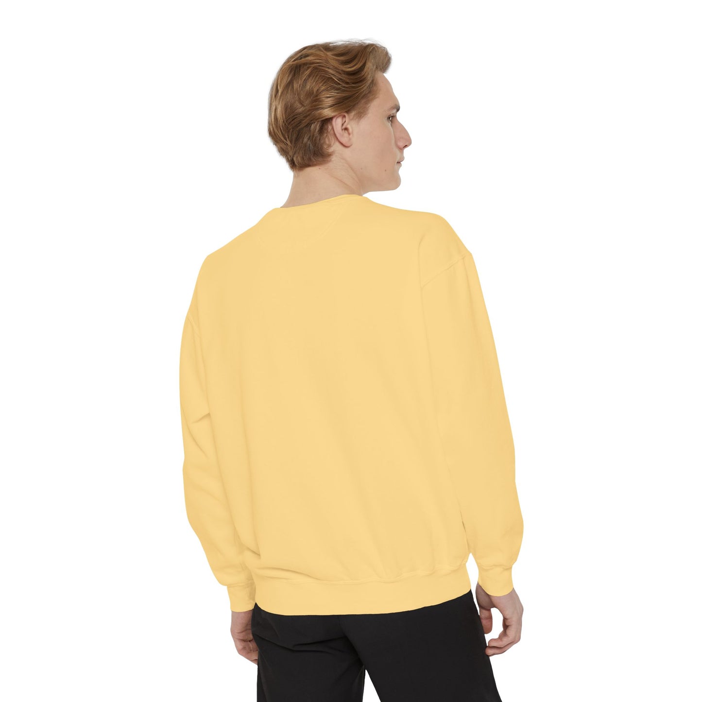 Sweatshirt — "tomorrow needs you" Positive Message Garment-Dyed Crewneck